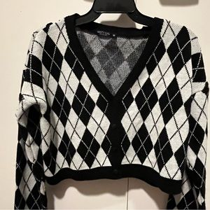 Black and White Cardigan